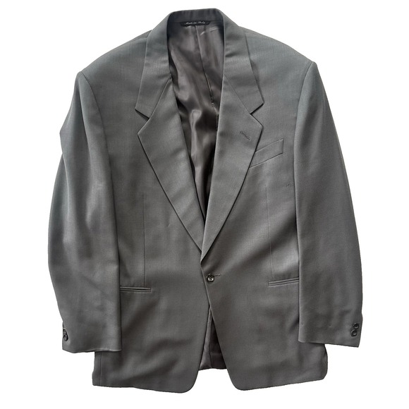 vintage mens taupe brown Canali Proposta‎ blazer jacket sport suit coat 50 40R